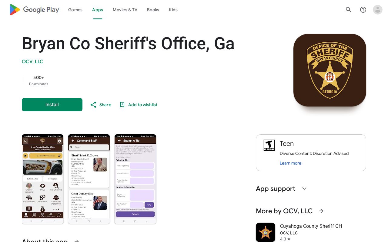 Bryan County released mugshots sheriff app listing